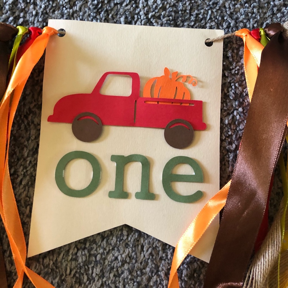 First Birthday Banner